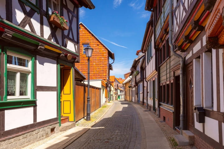 Alte Straße in Wernigerode