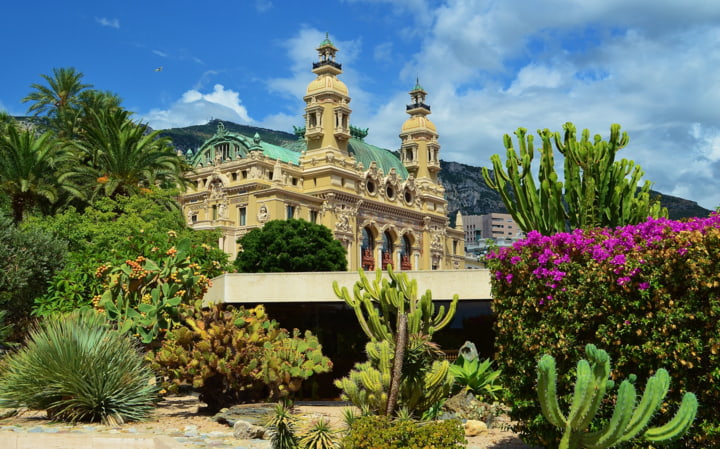 Blick auf das Casino Monte Carlo