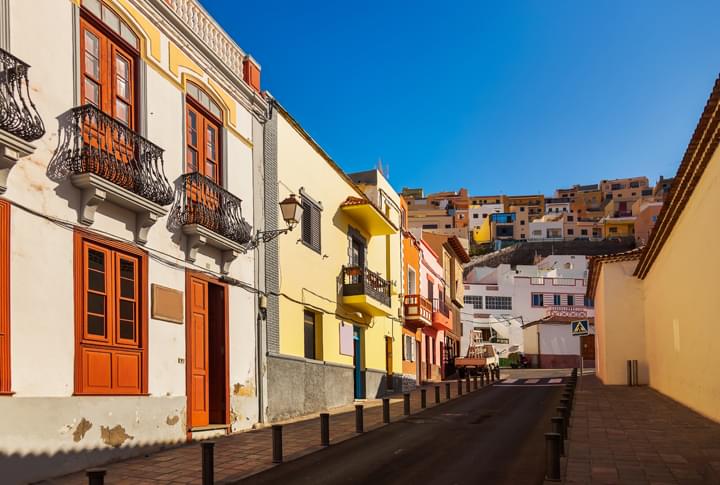 Straße in La Gomera