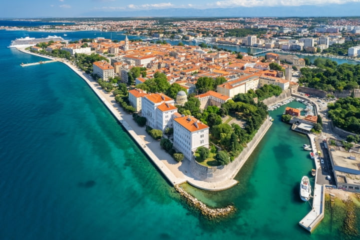 Blick auf Zadar