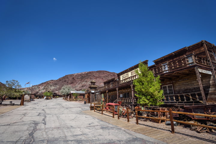 Straße in der Calico Ghost Town