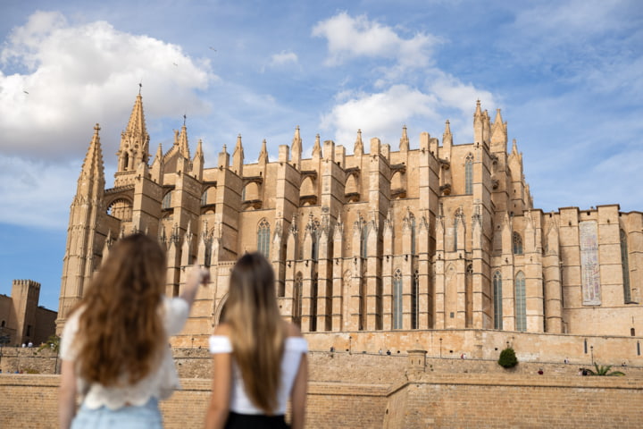 Blick auf die Kathedrale in Palma