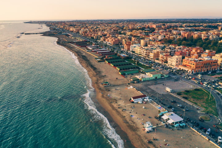 Strand von Ostia Lido