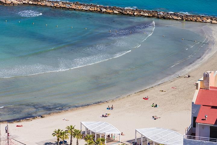 Strand in Alicante