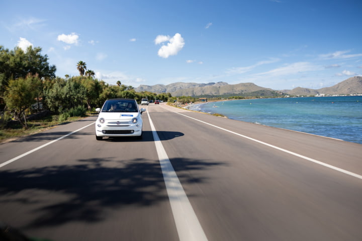 Wunderschöne Küstenstraße in Richtung Alcudia