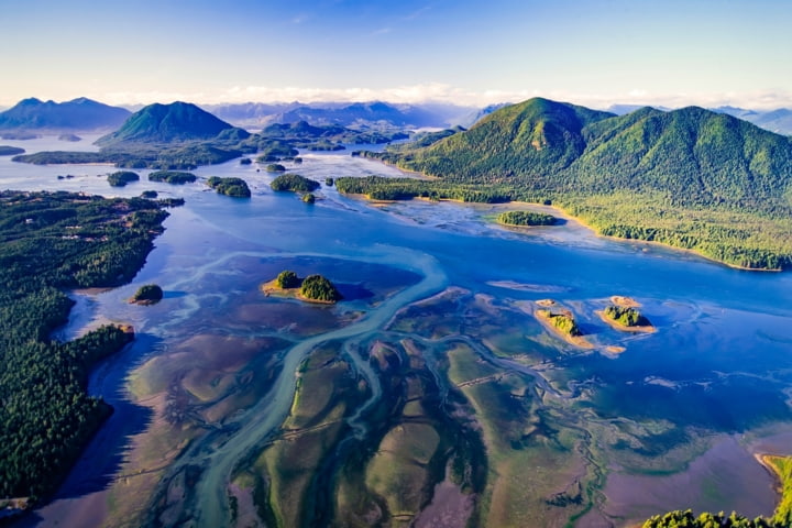 Blick auf Vancouver Island