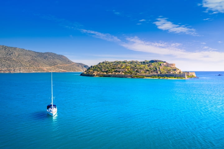 Blick auf Spinalonga