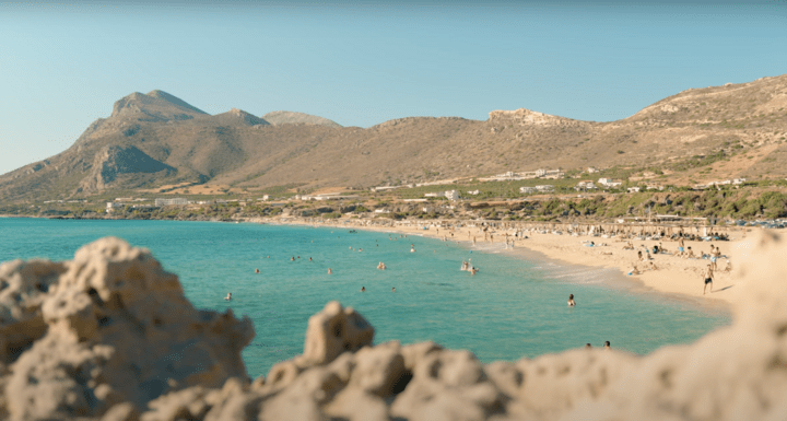 Der weitläufige Falassarna Strand