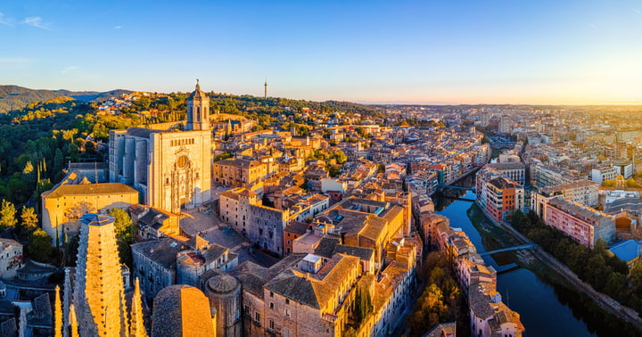 Ausblick auf Girona