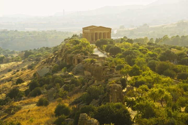 Der Concordia Tempel in Sizilien