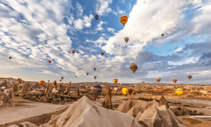 Heißluftballons in Kappadokien