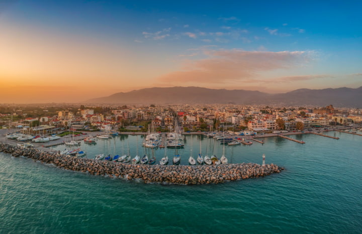 Hafen Kalamata, Griechenland