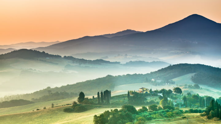 Landschaft in der Toskana