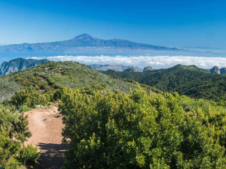 Blick auf die Landschaft im Teide-Nationalpark
