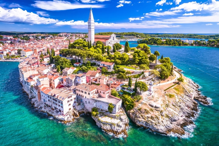 Rovinj von oben