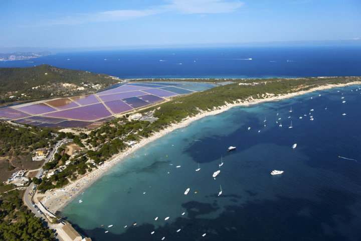 Les Salines bei Ibiza, Blick von oben