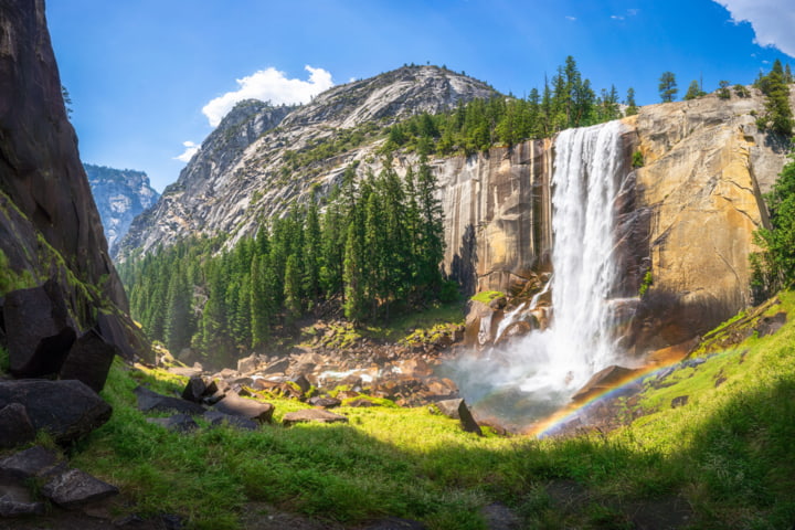 Wasserfall im Yosemite Nationalpark