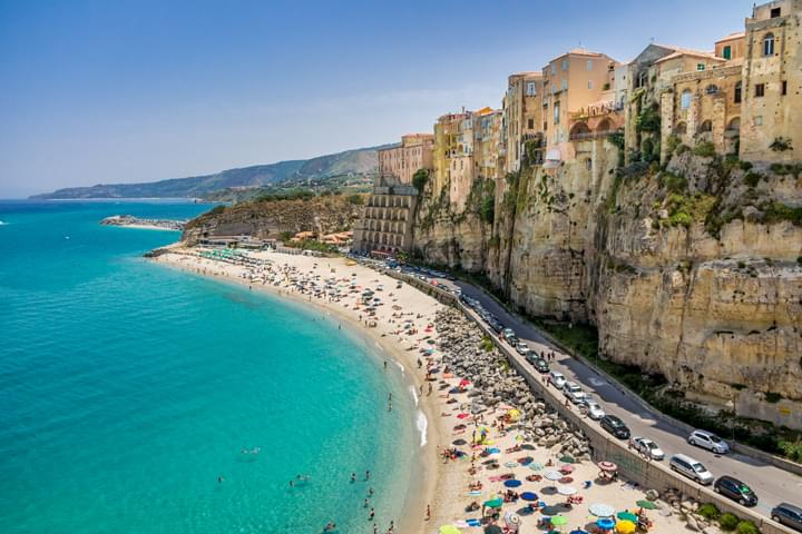 Strand in Tropea