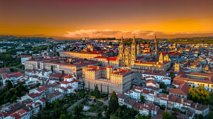 Kathedrale in Santiago de Compostela