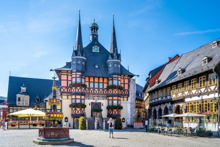 Stadtplatz in Wermigerode