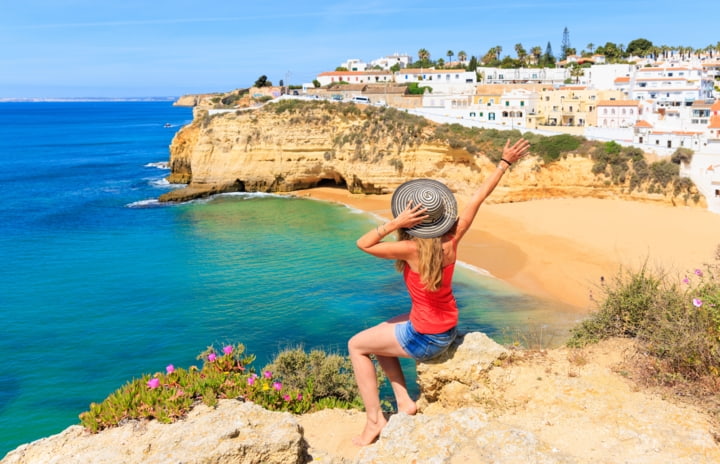 Strand in Albufeira