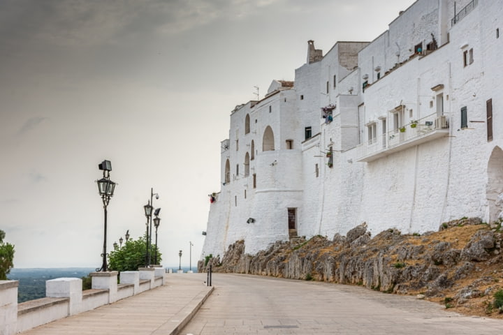 Promenade in Ostuni