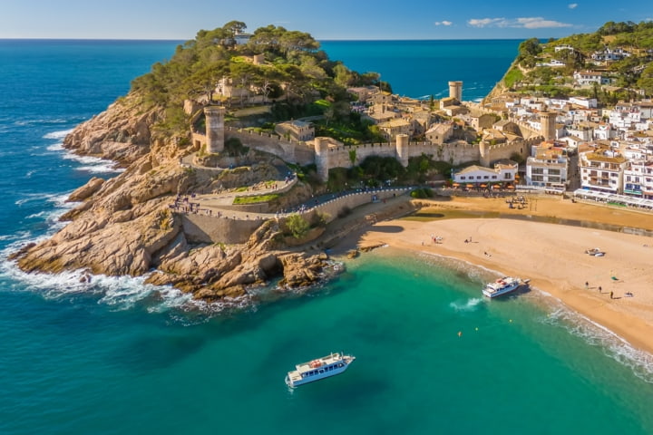 Blick auf Tossa de Mar