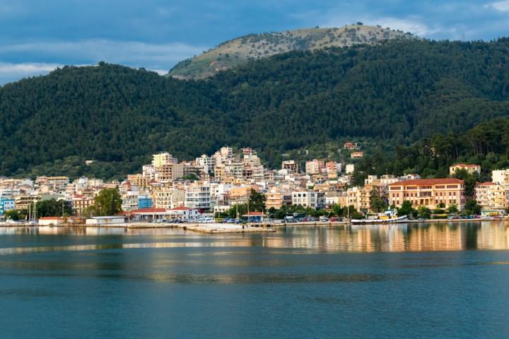 Blick auf Igoumenitsa