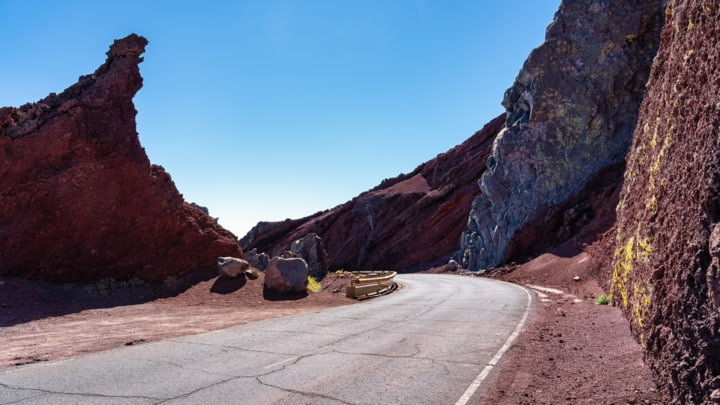 Straße in La Palma