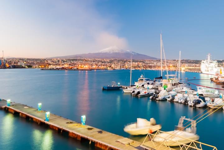 Hafen in Catania