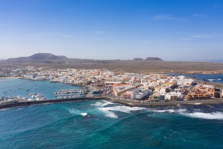 Blick auf Corralejo, Fuerteventura