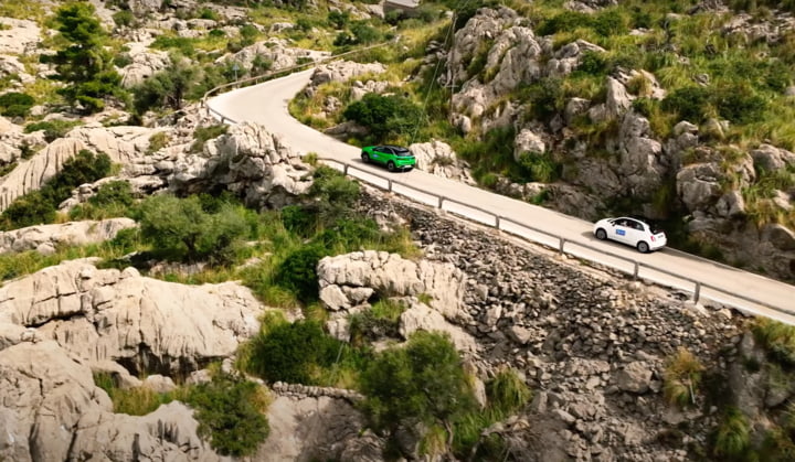 Bergstraße auf Mallorca