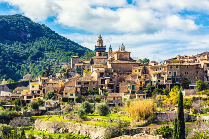 Blick auf Valldemossa