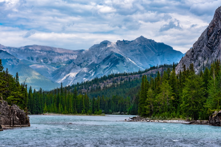 Blick auf den Bow River
