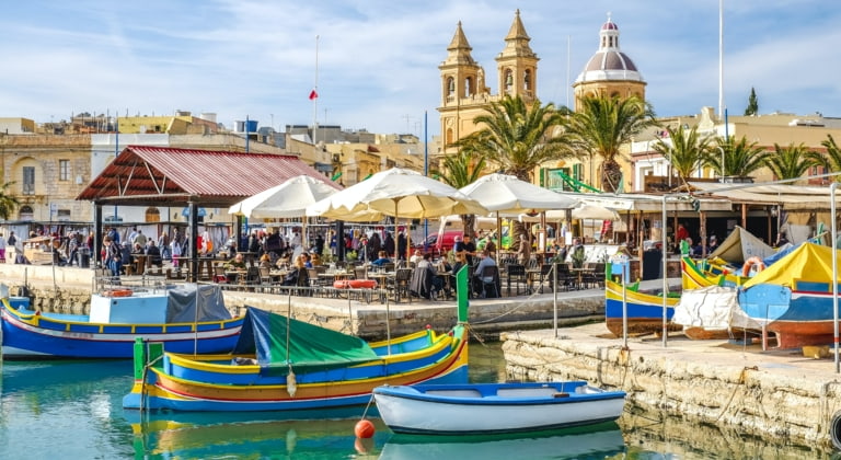 Zeigt ein Bild der Destination Malta