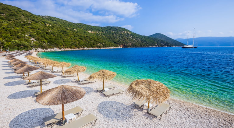 Kloster Agios Andreas und Antisamos Beach